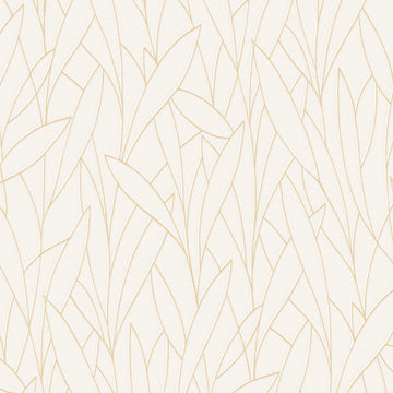 Beige Leaf Outline  72507-2